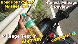 Honda SP 125 BS6 Mileage Test | Real Mileage | Honda SP125 Bs6 Mileage Review Shocking Result