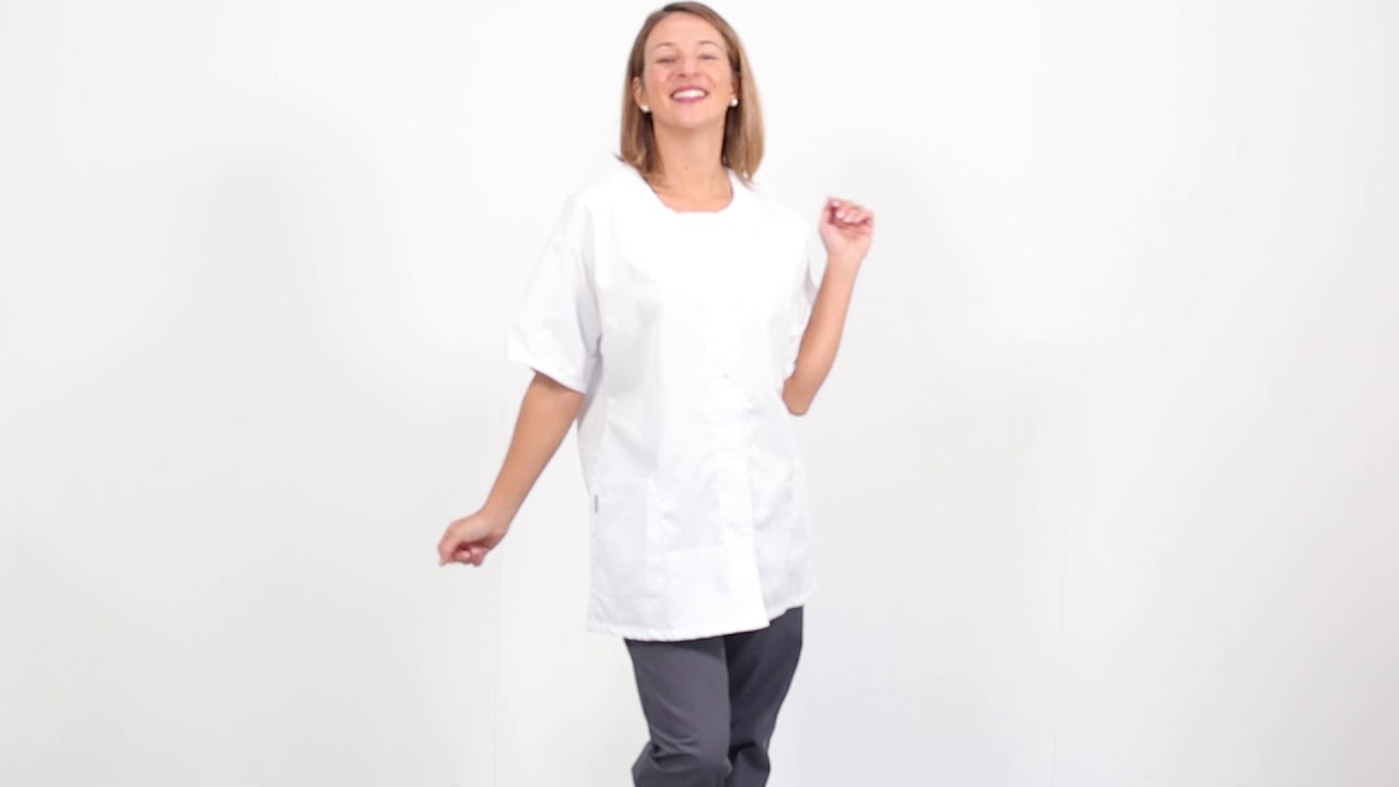 Tunique Blouse Blanche Femme François Girbaud Taille L - Neuf Avec Étiquettes - Viscose