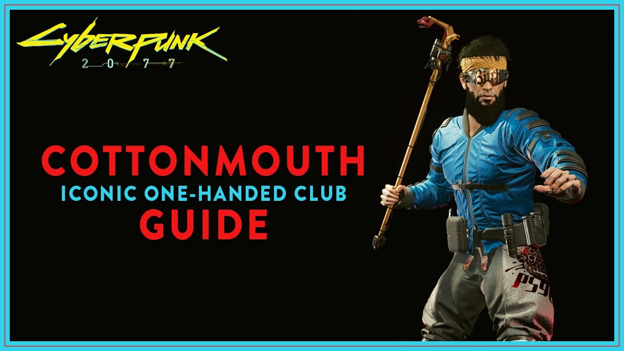 NEVER Underestimate a Cane COTTONMOUTH Iconic OneHanded Club Guide