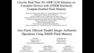Seminar in Comp. Arch. - S4: Lincoln and Ares-Flash (Spring 2025)