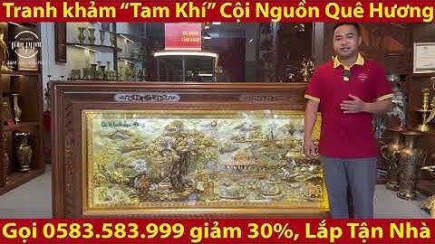 Tranh Đồng Dát Vàng, Bạc, Đồng Đỏ kích thước 1m2 x 2m3