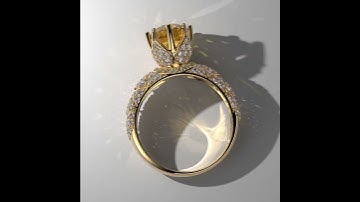 Jewelry 3D Rendering Service | 3D Jewelry | Studio Virtual Reality | Matrix | Rhino | Diamond