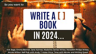 10 GENRES you *might* write in // Write a book in 2024 authortube collab