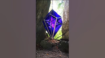Excavated Pentagonal Trapezohedron | Stained Glass Polyhedra