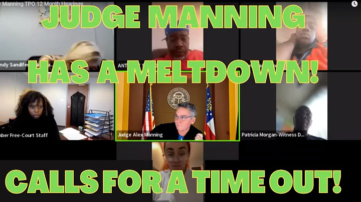 Live Court Cam Judge Alex Manning TPO 12 Month Hea...