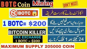 #BOTC# BOTC NEW# UPDATE | BOTC COIN LIST ON COINW 1BOTC = $30 | BOTCOIN #FREE MINING# BOTC APP |