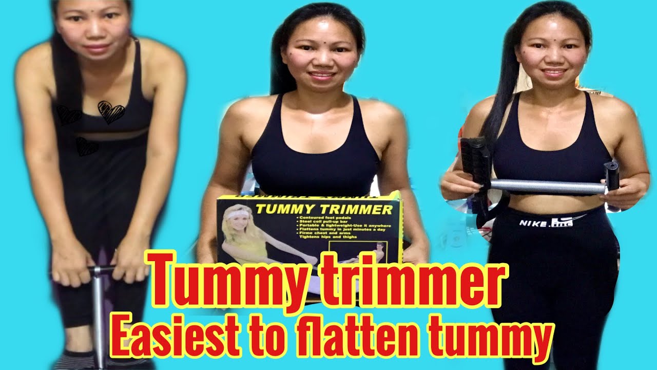 TUMMY TRIMMER, the easiest way to flatten tummy in just a minutes a day,  Home workout 