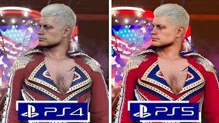 WWE 2K24 PS4 vs PS5 Graphics Comparison
