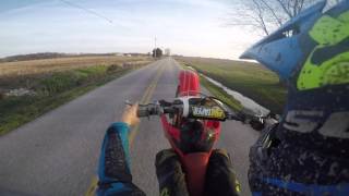 How to wheelie CRF 150