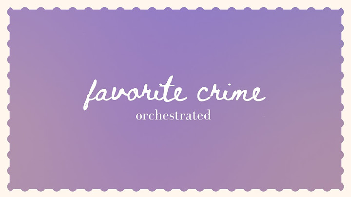 favorite crime Orchestral version - Orchestral performance video thumbnail