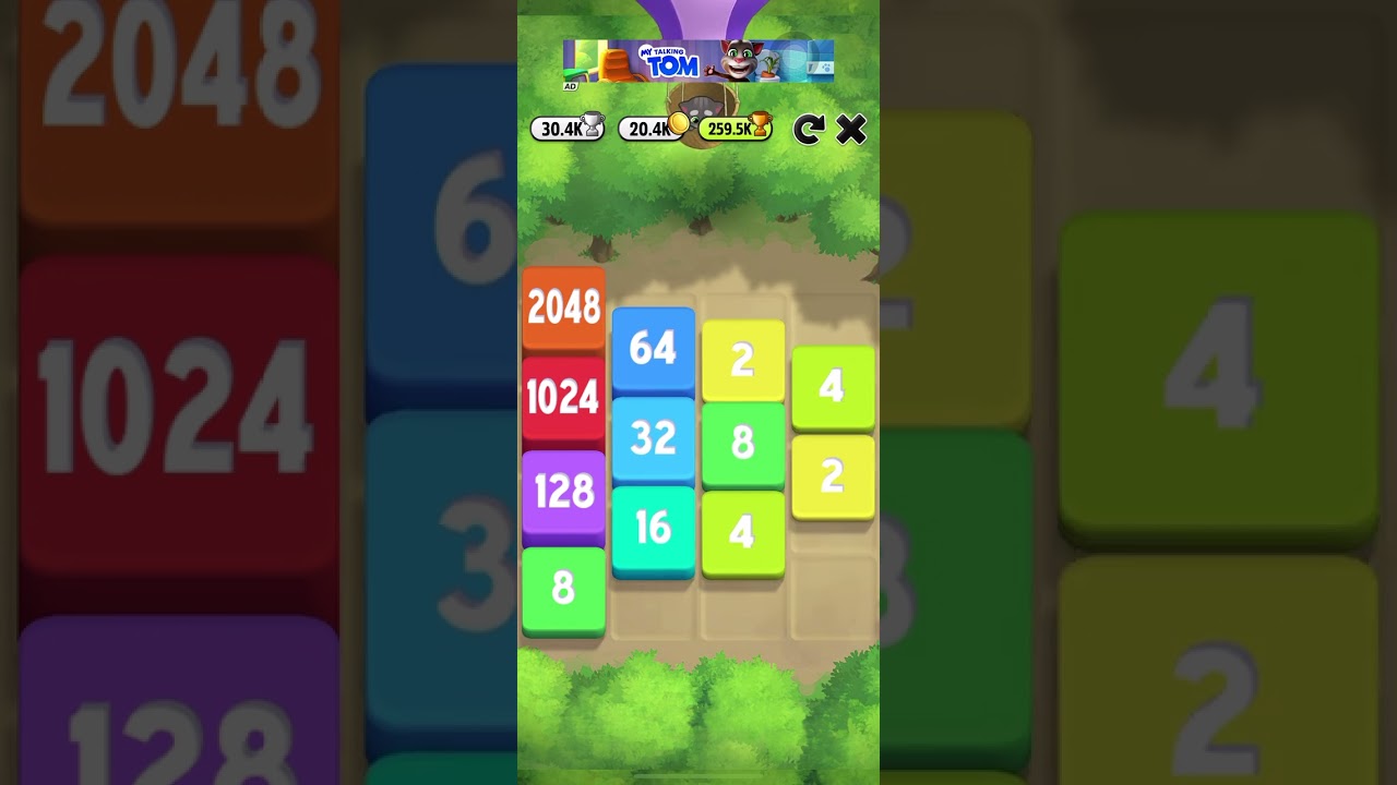 My Talking Tom - 2048 High Score 281,200 points