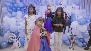 Ruby Frozen theme party (3rd birthday song)