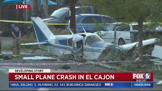 Small plane crash in El Cajon
