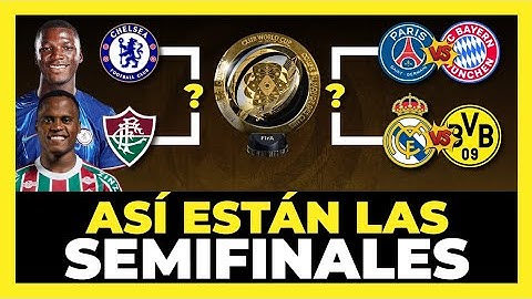 This is how the 2025 Club World Cup Semifinals are going🏆