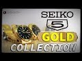 SEIKO 5 Series GOLD Collection - Elegant Dress Watch Under 200$