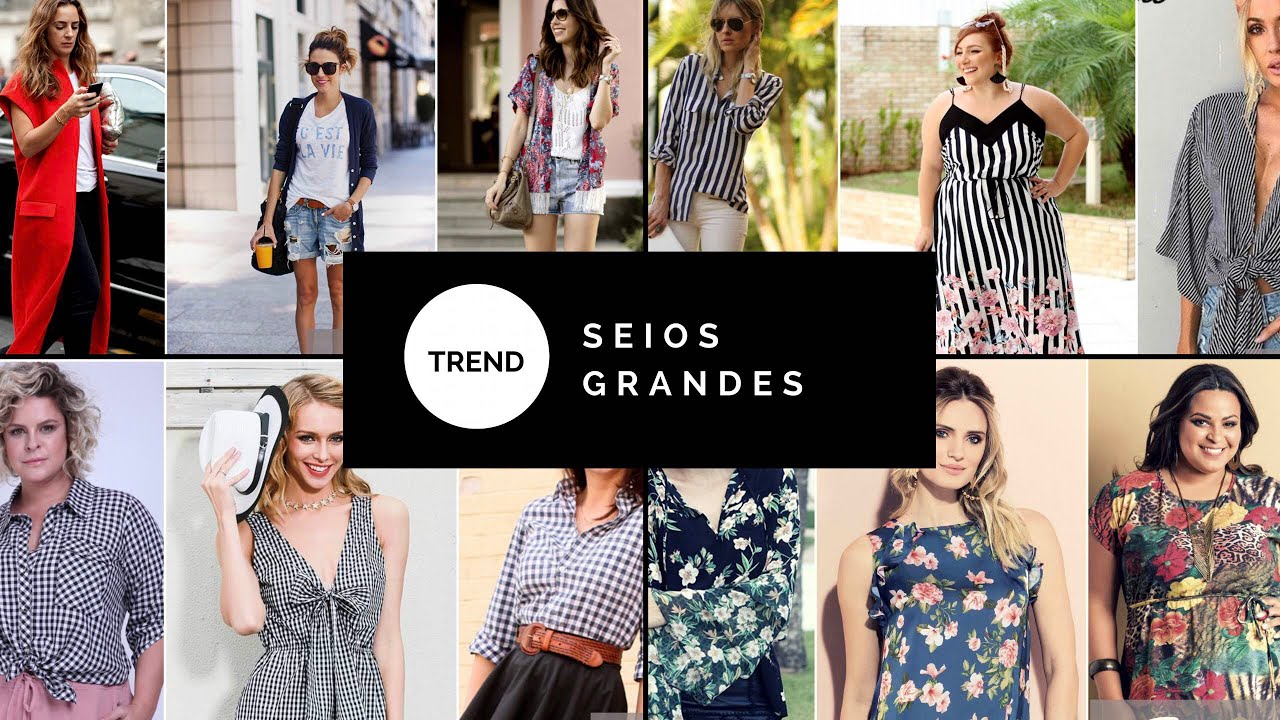 blusa para busto grande