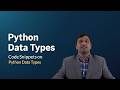 Code Snippets on Python data types by Mr. B Naresh