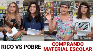 RICO vs POBRE Comprando Material Escolar