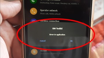 Sim Toolkit Error in Application Problem Solve In Vivo Phone 