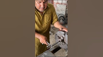 Spring Wire in Motion: Precision Bending Technique" #spring #lathemachine #short