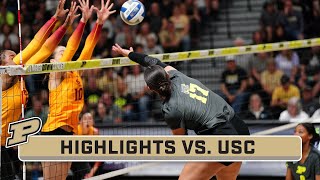 USC at Purdue | Highlights | Big Ten Volleyball | Sept. 15, 2023
