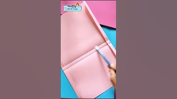 How to make paper file folder | DIY paper file folder | Back to school | paper craft | DIY#shorts#