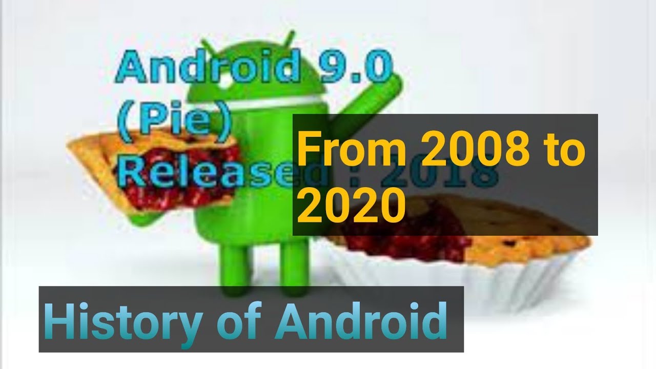Evalution of all android os from 2008 to 2020|Kusuma Telugu Tech Cuts
