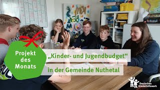 #ProjektDesMontas #April: Kinder- und Jugendbudget Nuthetal