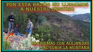 CAE COMPAÑERO EN LO ALTO DE LA SIERRA POR DESHIDRATACIÓN AL EXTREMO