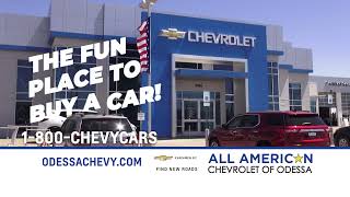 Climb Into a 😎Cool New Chevy at All American Chevrolet of Odessa!