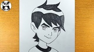 Ben 10 boy pencil drawing | Cartoon Network drawings​⁠@TaposhiartsAcademy screenshot 4