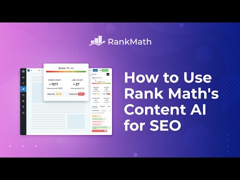How to Use Rank Math's Content AI for SEO? - Rank Math SEO