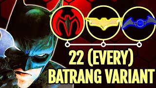 22 (Every) Batrang Variants Used By Batman In Various Media - Explored