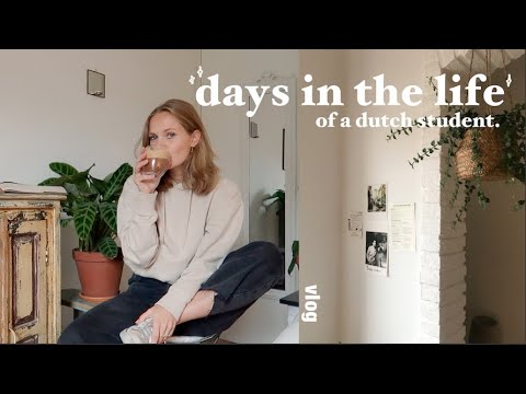 a few days in my life as a Dutch student ☁️ {Radboud University, vlog}