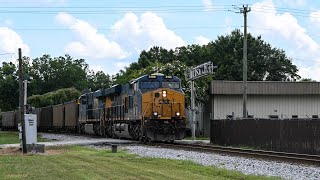 CSX a rare empty coal train passing through Woodruff, SC