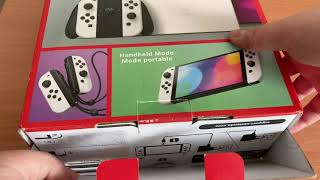 Nintendo switch OLED Распаковка + первое впечатление после обычного switch rev. 2