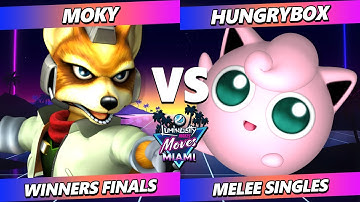 LMMM 2025 WINNERS FINALS - moky (Fox) Vs. Hungrybox (Jigglypuff) Smash Melee - SSBM