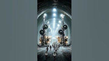 Unbelievable scale! Witness the future of #TBM #tunnel #engineering #shorts #trending #mustwatch