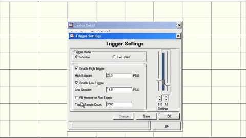 MadgeTech PrTrans1000 and PrTrans1000IS Trigger Settings