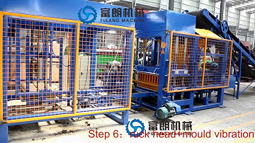 QTF4-25 concrete block making machine for sale