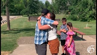 Man meets kidney donor for the first time in Iowa visit