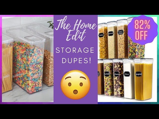 The Home Edit Cereal Canister  The home edit, Kitchen collection