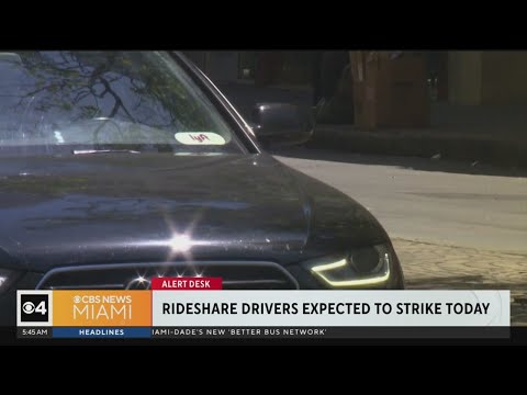 Uber, Lyft drivers expected to strike Wednesday over pay and working conditions
