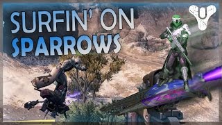 Destiny - Sparrow Surfin' Glitch (Hilarious!)