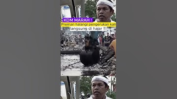 KDM MARAH! OKNUM PREMAN HALANGI BONGKAR JEMBATAN SULTAN BEKASI, LANGSUNG DI TINDAK #dedimulyadi