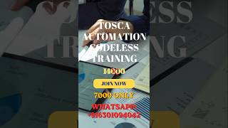 Tosca Automation Training #shorts #ytshorts #testingground