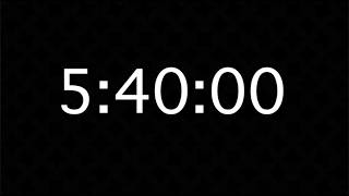 5 Hour 40 Minutes Timer ⏰ | No Music