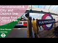 London Underground First Person Journey - Latimer Road to Chiswick Park via Hammersmith