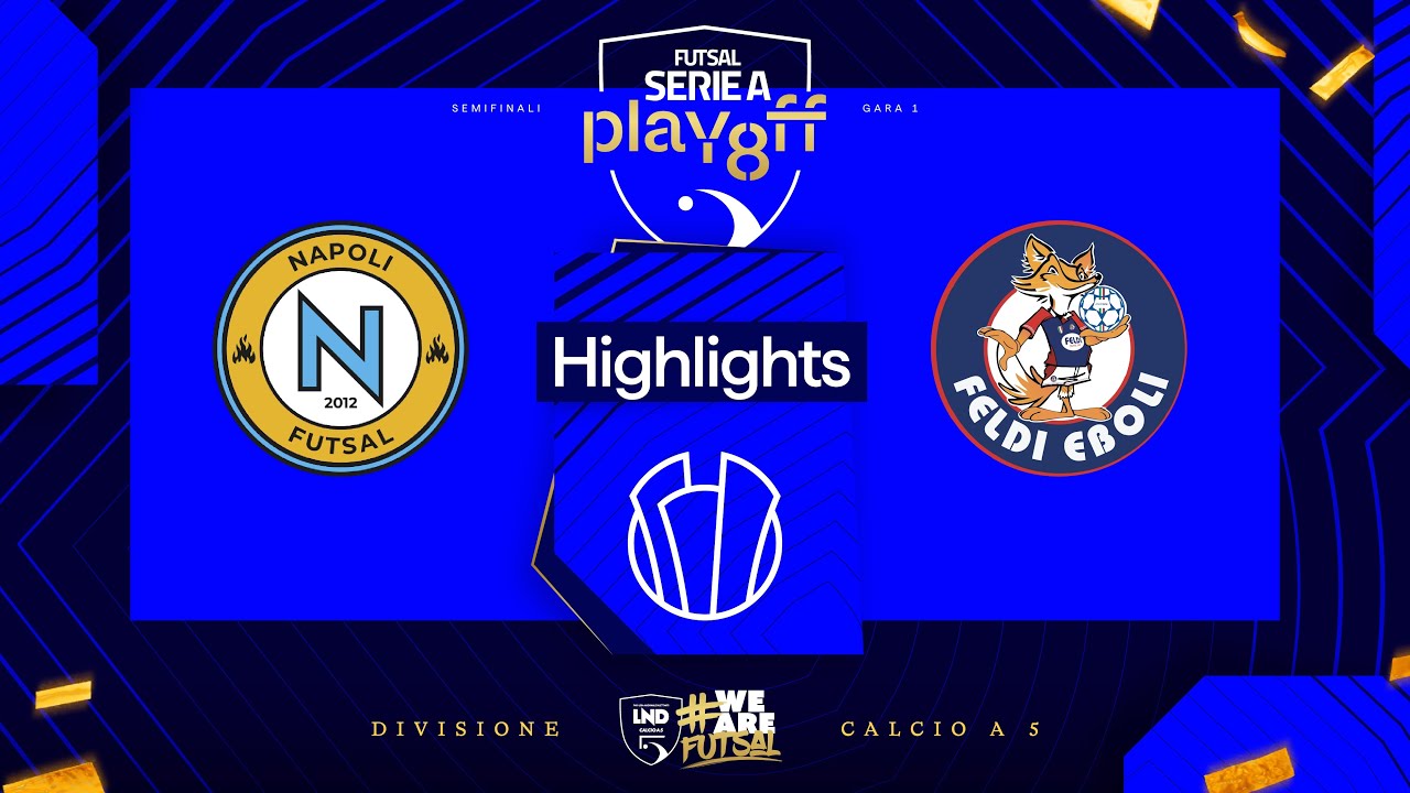 MoMap Napoli Futsal-Feldi Eboli 3-1 | Serie A 2024/2025 | Playoff | Semifinale - Gara 1 | Highlights