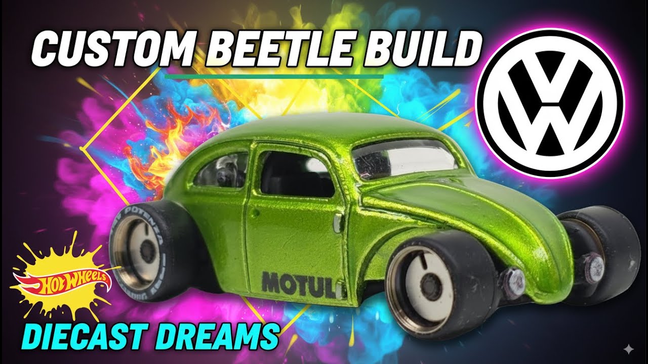 How to Customize Hotwheels volkswagen beetle 
